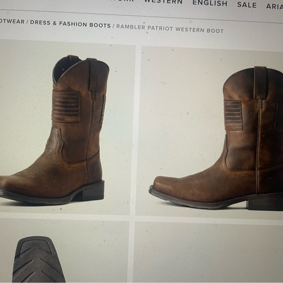 Ariat Rambler patriot boots - Picture 1 of 8